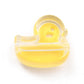 Chunky Transparent Yellow Duck Enamel Acrylic Bead (20.5x21.5MM)