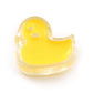 Chunky Transparent Yellow Duck Enamel Acrylic Bead (20.5x21.5MM)