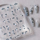 White Floral Strand, Flower Themed Nail Art Stickers (2D and 3D)
