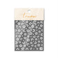 White Whispy Flower Nail Art Stickers  (to1534)