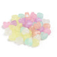 BULK 8.5MM Glow-in-the-dark Heart Shaped Acrylic Spacer Beads