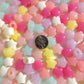 BULK 14MM Pastel Jelly Puffy Star Acrylic Spacer Beads