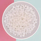 BULK 6MM/8MM Black, White, Clear, Pink Colored Acrylic Beads Round Ball Beads