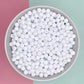 BULK 6MM/8MM Black, White, Clear, Pink Colored Acrylic Beads Round Ball Beads