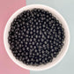 BULK 6MM/8MM Black, White, Clear, Pink Colored Acrylic Beads Round Ball Beads