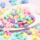 BULK 19MM Matte Pastel Bow Acrylic Spacer Beads