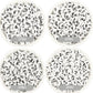 BULK BLACK Letter A-Z Alphabet Individual Beads (7MM)