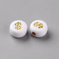 BULK Symbol Pack #1 GOLD Ampersand Asterisk, Minus, Dollar Sign Acrylic Beads