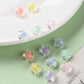 BULK 12MM AB Transparent Acrylic Star Beads