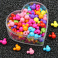 BULK 10MM Cute Mouse Head Acrylic Beads