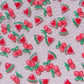 10MM x 10MM Translucent Watermelon Slice and Cherry Themed 3D Nail Art Charms