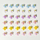10MM x 9MM Bee on Flower, Floral Themed 3D Nail Art Charms, Mini Cabochon