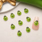 10MM x 8MM Multi-Colored Ladybug Themed 3D Nail Art Charms, Mini Cabochon
