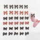 11MM Checkered Ribbon Bows Themed 3D Nail Art Charms, Mini Cabochon