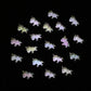 11MM x 12MM Glow-in-Dark Cute Unicorns, 3D Nail Art Charms, Mini Cabochon