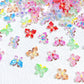 11MM x 8MM Mix Color Gradient Butterflies, Insect Nail Art Charms, Mini Cabochon