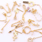 3D Long Rhinestone Chain Style Add-Ons Nail Art Charms