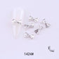 3D Rhinestone Bows Nail Art Charms, Mini Cabochon