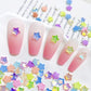 6MM Pastel Jelly Star Rhinestone, 3D Nail Art Charms, Mini Cabochon