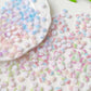 8MM Mixed  Gradient Roses, Floral Themed 3D Nail Art Charms, Mini Cabochon