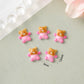 8MM x 12MM Colorful Teddy Bears 3D Nail Art Charms, Mini Cabochon