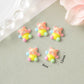 8MM x 12MM Colorful Teddy Bears 3D Nail Art Charms, Mini Cabochon