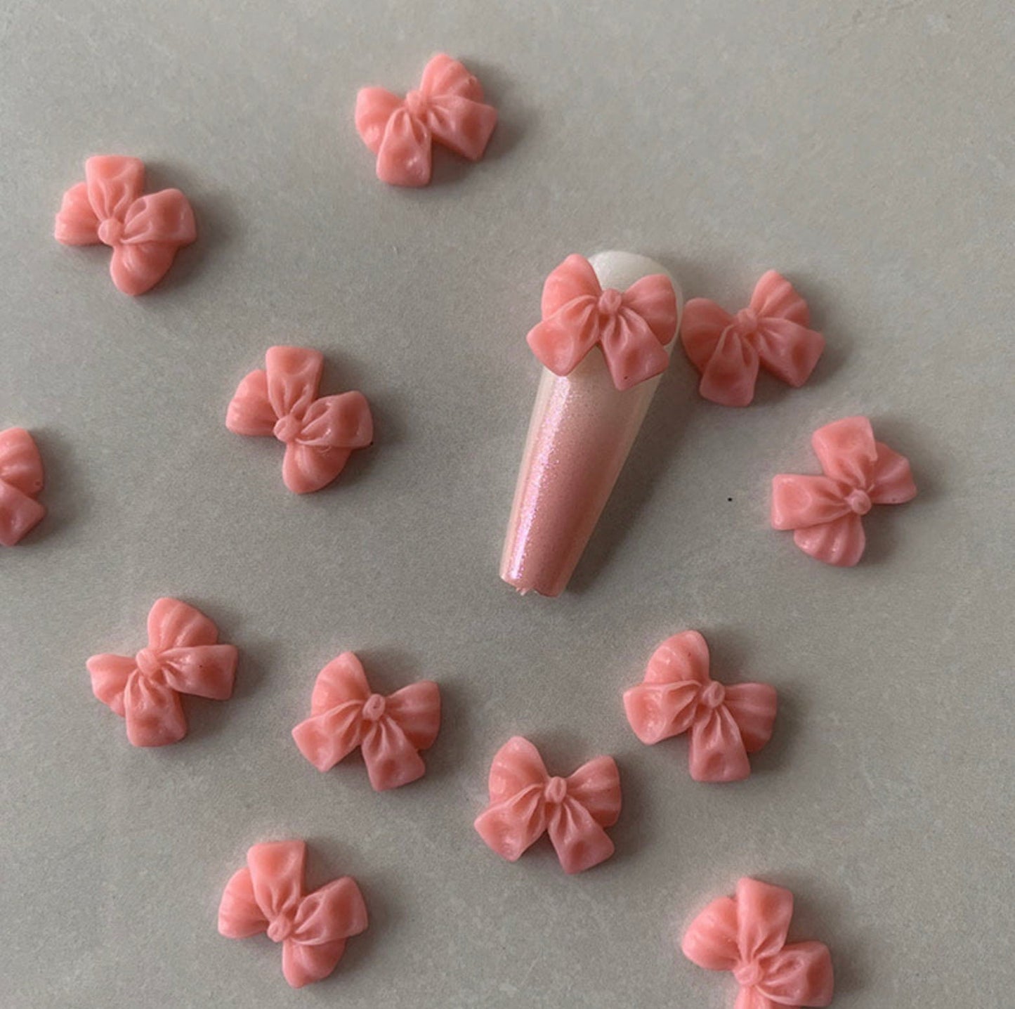 9MM 3D Mini Bow Nail Art Charms, Mini Cabochon