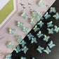 AB Butterfly 3D Nail Art Charms, Mini Cabochon (10mm x 10mm)