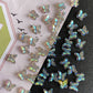 AB Butterfly 3D Nail Art Charms, Mini Cabochon (10mm x 10mm)