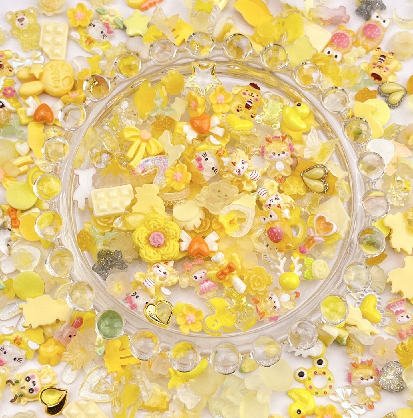 Color Coordinated Random Mix of Nail Charms, 3D Nail Art Charms, Mini Cabochon