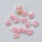 Cute Bear and Cat, Animal Themed 3D Nail Art Charms, Mini Cabochon