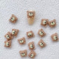 Cute Bear and Cat, Animal Themed 3D Nail Art Charms, Mini Cabochon