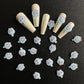 Cute Bear Lollipop Themed Nail Art Charms, Mini Cabochon