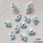 Cute Animal, Ice Cream, Unicorn, and Egg Theme 3D Nail Art Charms,Mini Cabochon