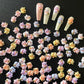 Cute Lucky Cat Themed Nail Art Charms, Decoden, DIY Supplies, Mini Cabochon