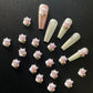 Cute Lucky Cat Themed Nail Art Charms, Decoden, DIY Supplies, Mini Cabochon