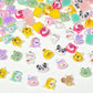 Cute Mixed Animal Themed 3D Nail Art Charms, Mini Cabochon