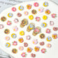 Donut Mix, Dessert Themed 3D Nail Art Charms, Mini Cabochon