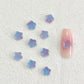 Faux Sugar Covered Star Gummy Candy 3D Nail Art Charms, Mini Cabochon