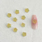 Faux Sugar Covered Star Gummy Candy 3D Nail Art Charms, Mini Cabochon