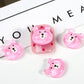 Kawaii Resin Bear (Pink,Yellow,Brown,Blue,Purple) Nail Art Charms, Mini Cabochon