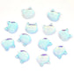 Kawaii Resin Bear Head, Cat Head Themed Nail Art Charms, Mini Cabochon