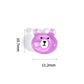 Kawaii Resin Bear (Pink,Yellow,Brown,Blue,Purple) Nail Art Charms, Mini Cabochon