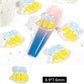 Kawaii Resin Nail Art Charms, (Bee, Planet, Duck, Butterfly, Square Bunny)