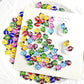 Mixed Colors Glitter Ladybug Themed 3D Nail Art Charms, Mini Cabochon