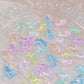 Mixed Color Translucent Dolphins, Animal  Nail Art Charms, Mini Cabochon
