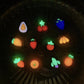 Mixed Fruit and Vegetable Themed 3D Nail Art Charms, Mini Cabochon