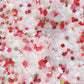 Red, Pink and White Random Mix,Valentine's Day Nail Art Charms, Mini Cabochon