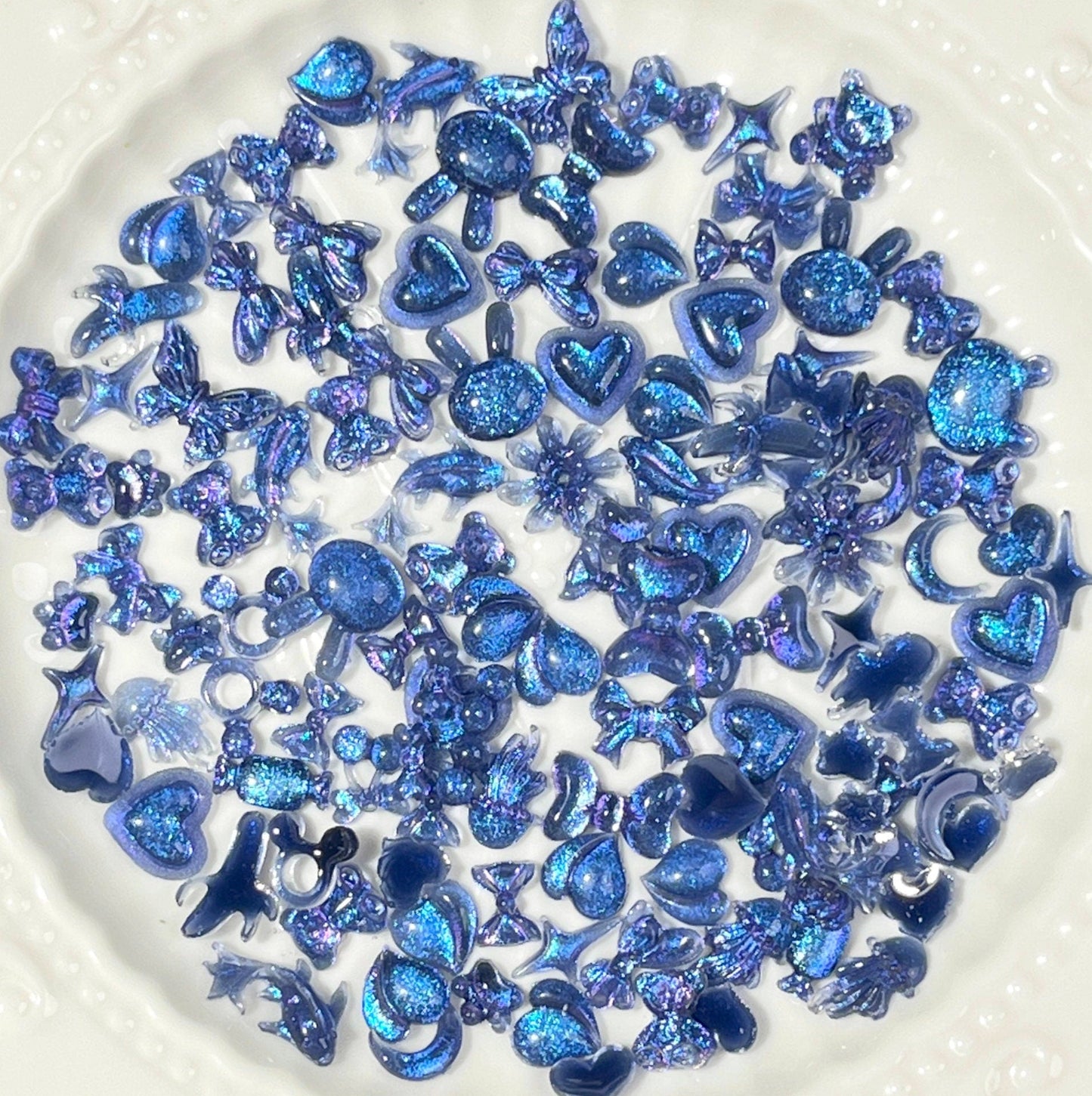Randomly Mixed Shapes, 3D Nail Art Charms, Mini Cabochon