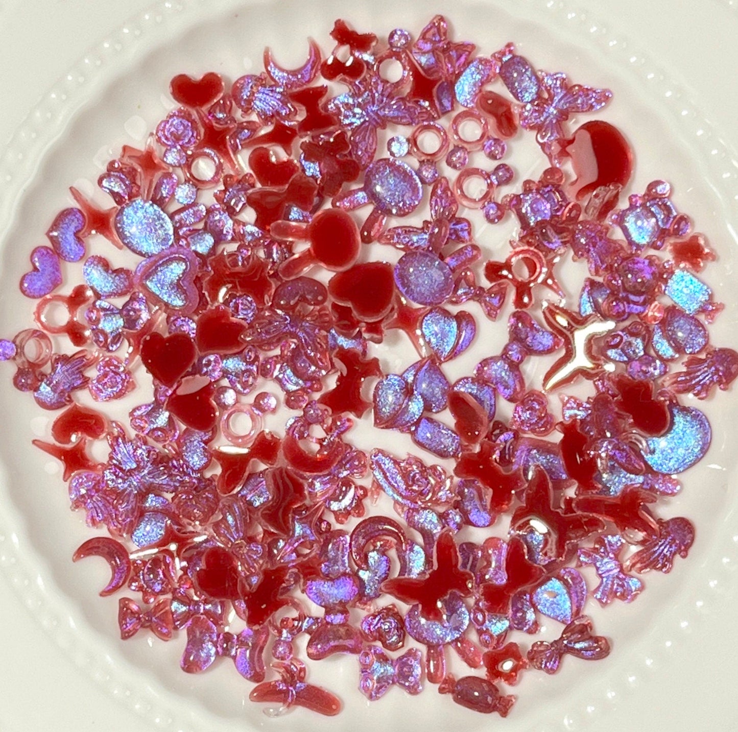 Randomly Mixed Shapes, 3D Nail Art Charms, Mini Cabochon